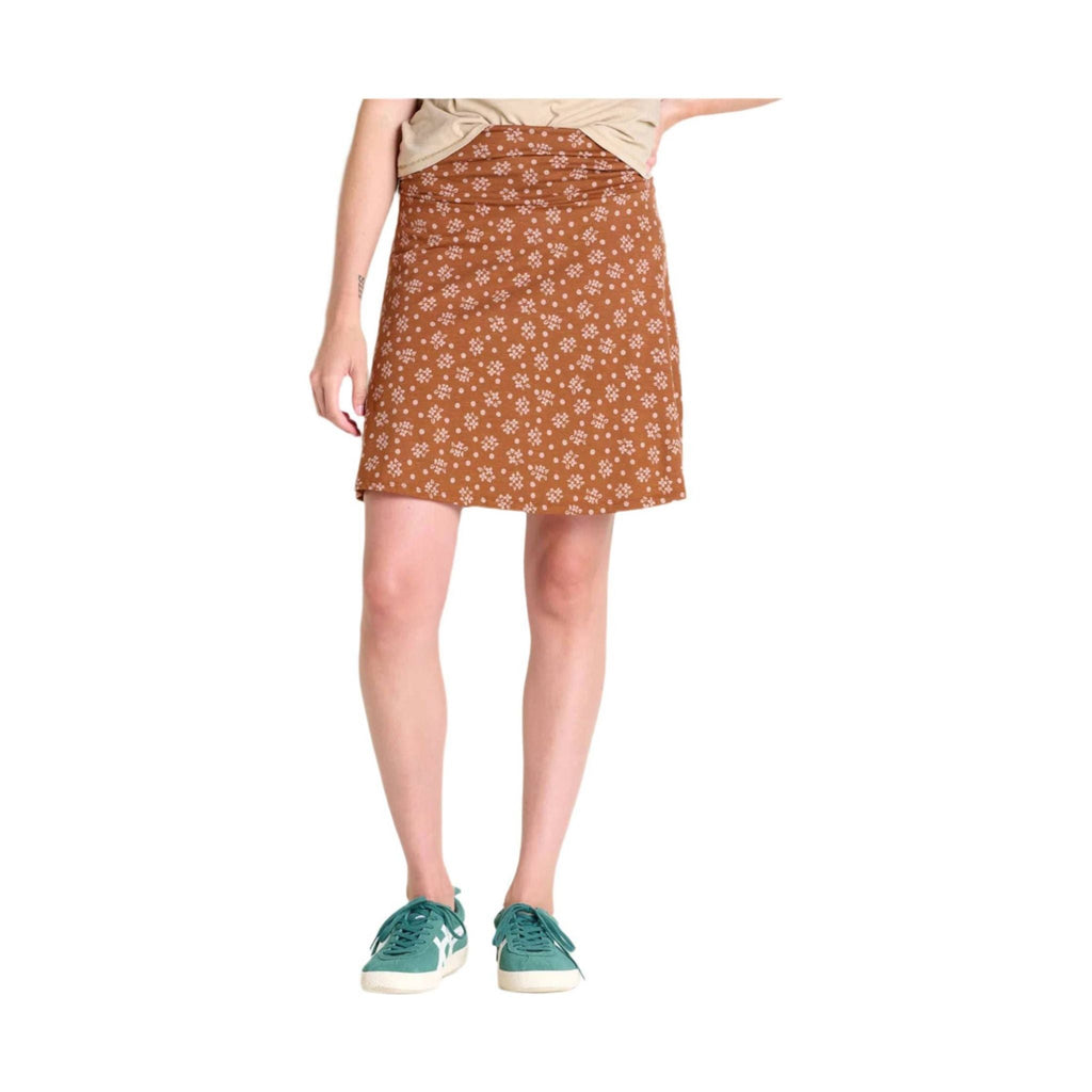 Toad & Co Women's Chaka Skirt - Fawn Polka Dot Print - Lenny's Shoe & Apparel