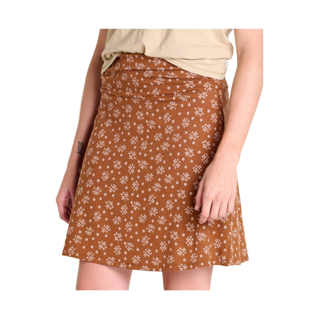 Toad & Co Women's Chaka Skirt - Fawn Polka Dot Print - Lenny's Shoe & Apparel