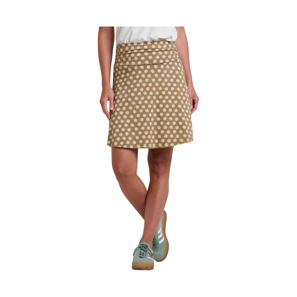 Toad & Co Women's Chaka Skirt - Honey Brown Floral - Lenny's Shoe & Apparel