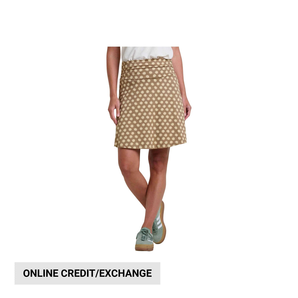 Toad & Co Women's Chaka Skirt - Honey Brown Floral - Lenny's Shoe & Apparel