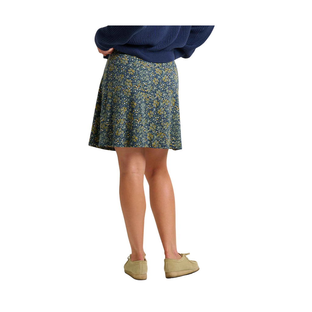 Toad & Co Women's Chaka Skirt - True Navy Retro Print - Lenny's Shoe & Apparel