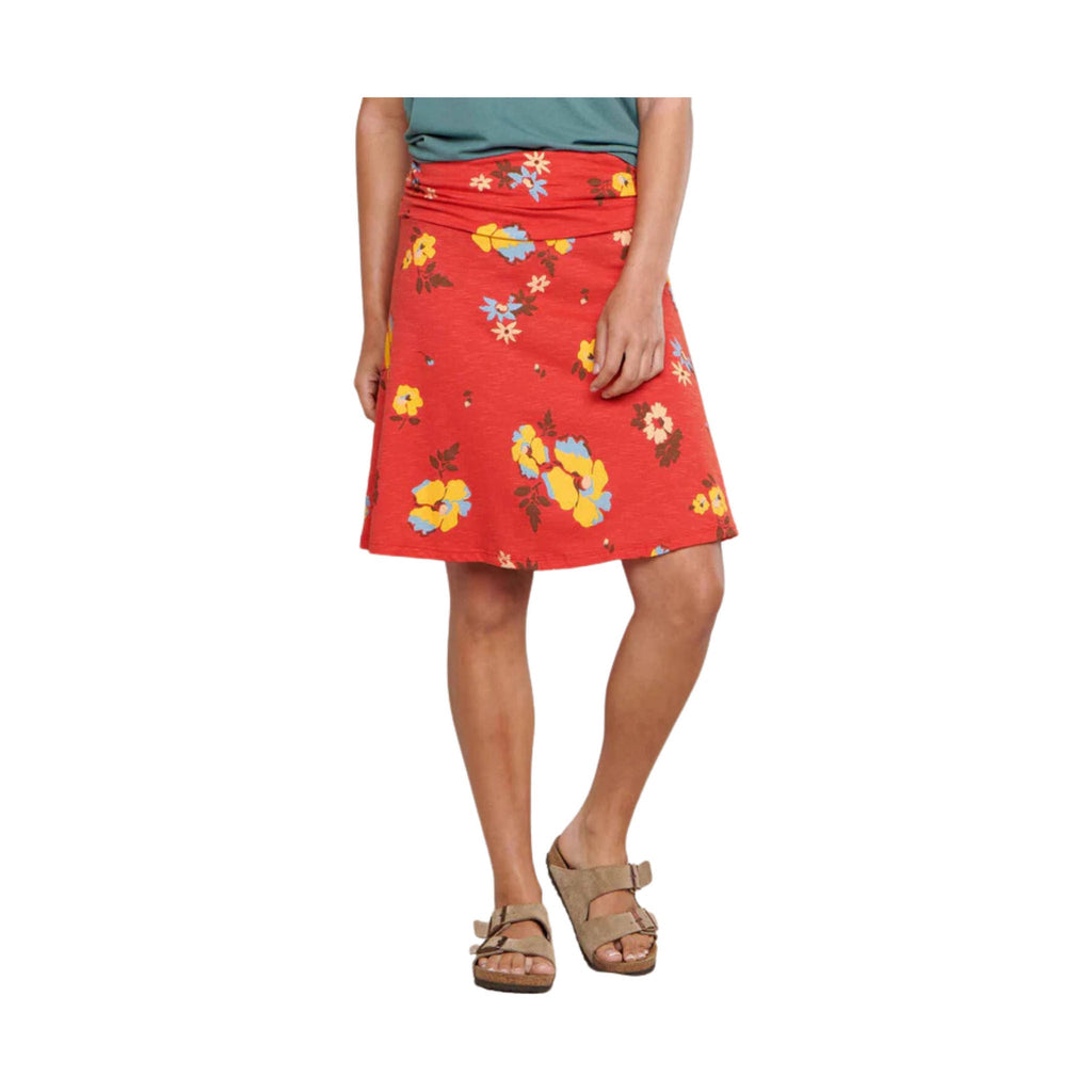 Toad & Co Women's Chaka Skirt - Winterberry Floral - Lenny's Shoe & Apparel