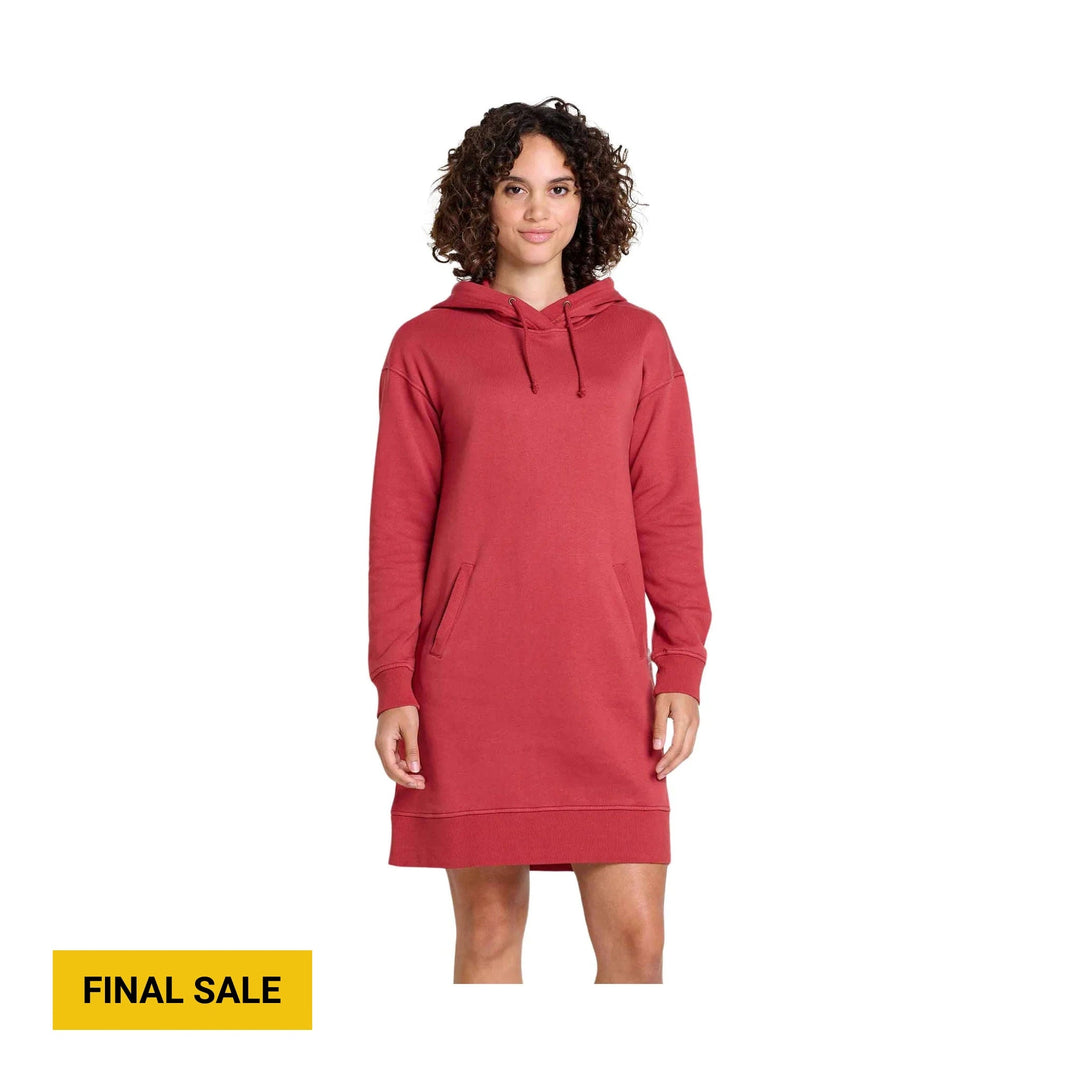 Toad & Co Women's Hemp Daybreaker Hooded Dress - Sundown - Lenny's Shoe & Apparel
