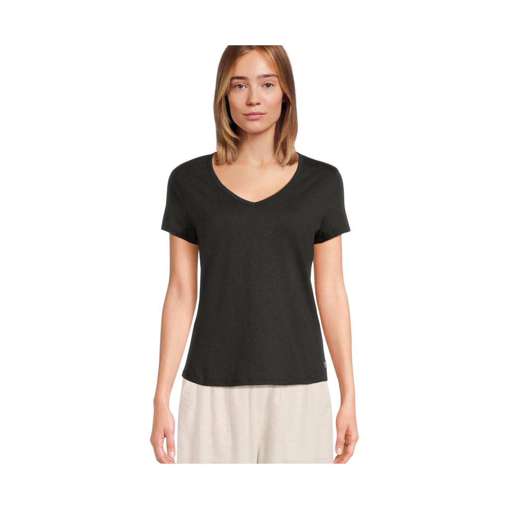 Toad & Co Women's Marley II Short Sleeve Tee - True Black - Lenny's Shoe & Apparel