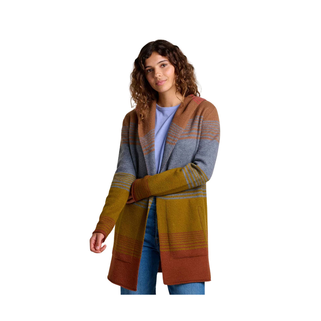 Toad & Co Women's Merino Heartfelt Hoodie - Coyote Ombre - Lenny's Shoe & Apparel