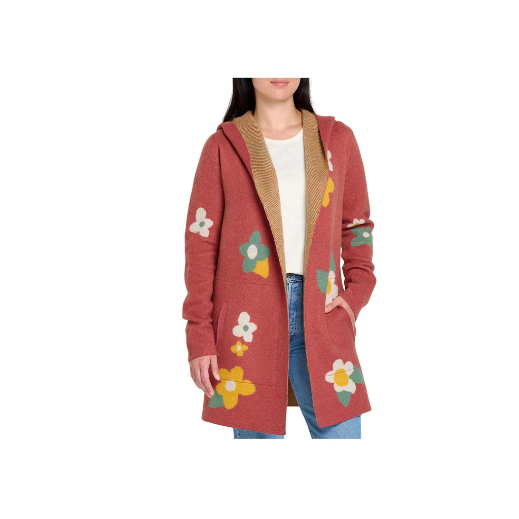Toad & Co Women's Merino Heartfelt Hoodie - Sundown Flowers - Lenny's Shoe & Apparel