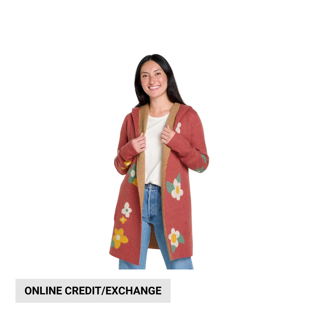 Toad & Co Women's Merino Heartfelt Hoodie - Sundown Flowers - Lenny's Shoe & Apparel