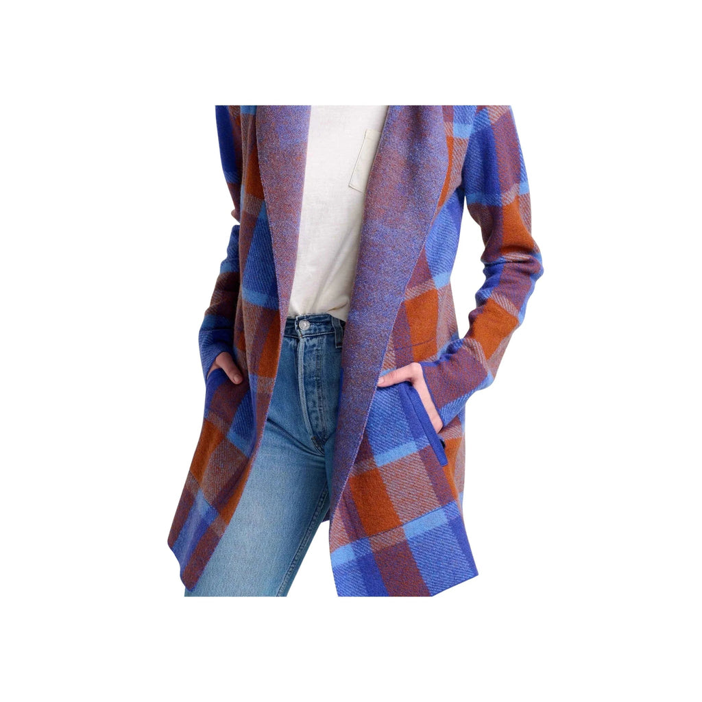 Toad & Co Women's Merino Heartfelt Hoodie - Umber Plaid - Lenny's Shoe & Apparel