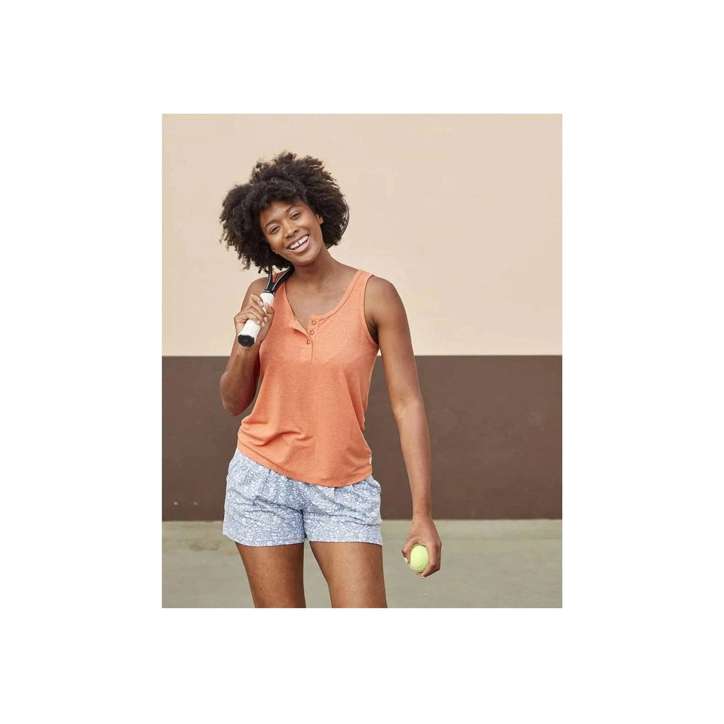 Toad & Co Women's Piru Henley Tank - Dreamsicle - Lenny's Shoe & Apparel