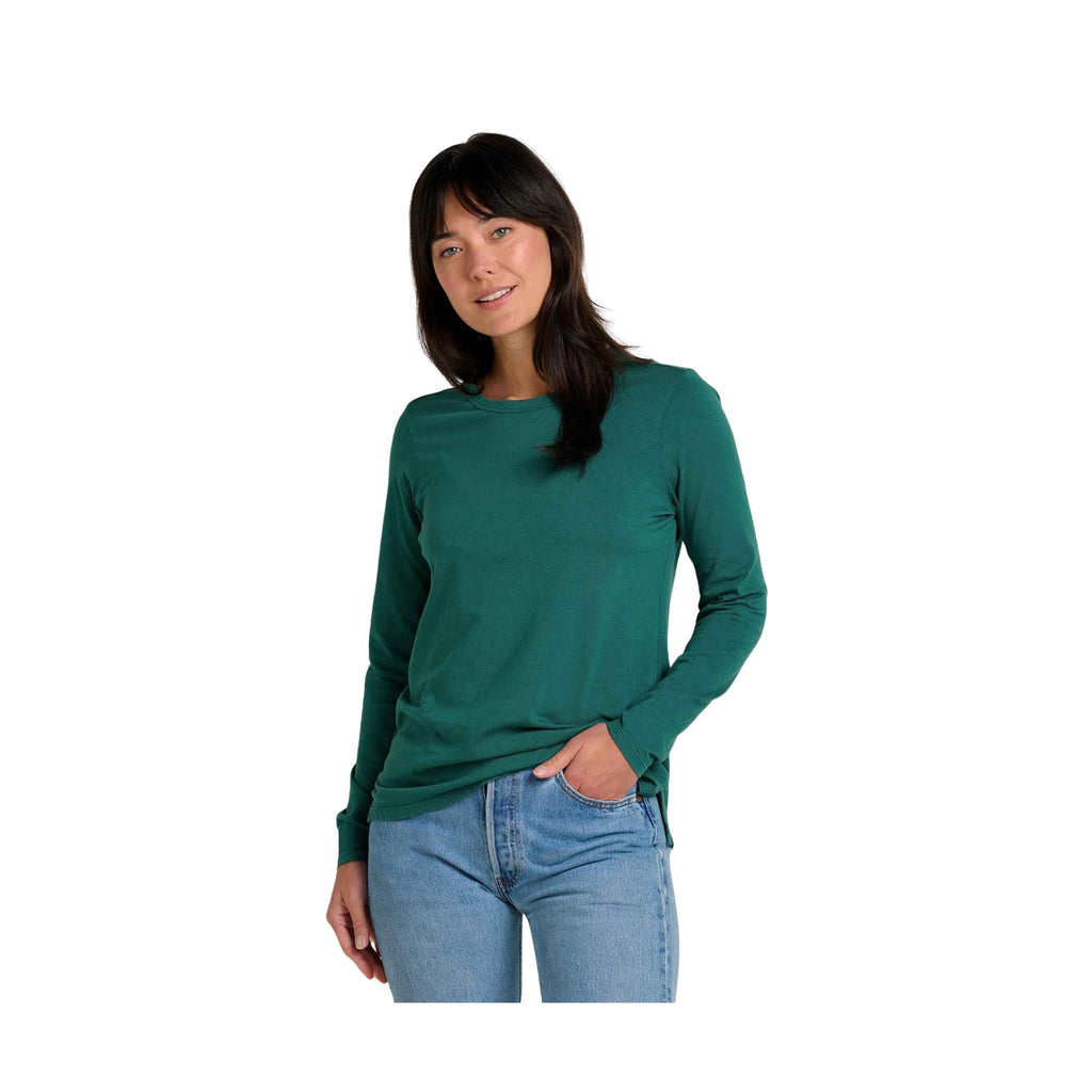 Toad & Co Women's Primo Long Sleeve Crew - Jasper - Lenny's Shoe & Apparel