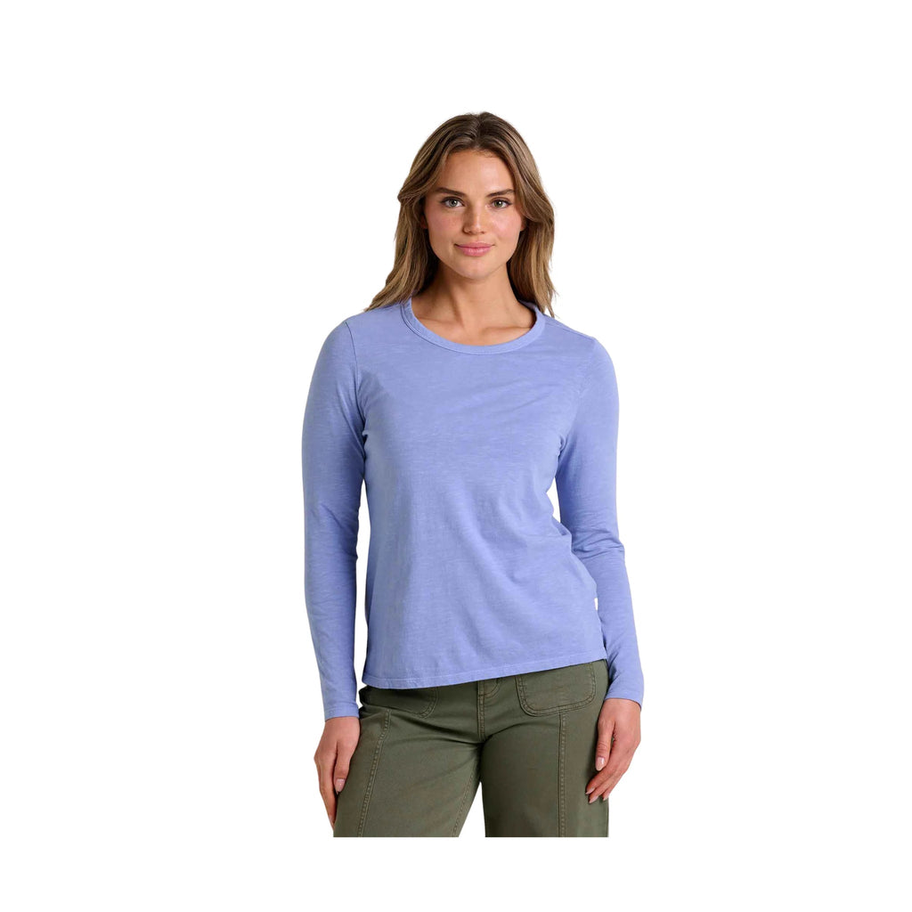 Toad & Co Women's Primo Long Sleeve Crew - Rain - Lenny's Shoe & Apparel