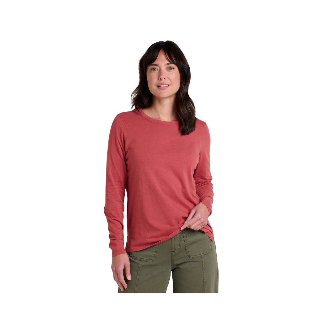 Toad & Co Women's Primo Long Sleeve Crew - Sundown - Lenny's Shoe & Apparel