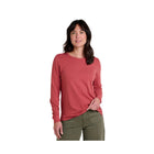 Toad & Co Women's Primo Long Sleeve Crew - Sundown - Lenny's Shoe & Apparel