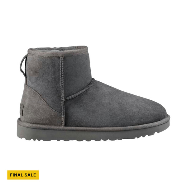 UGG Women's Classic Mini II Boot - Grey Suede – Lenny's Shoe & Apparel