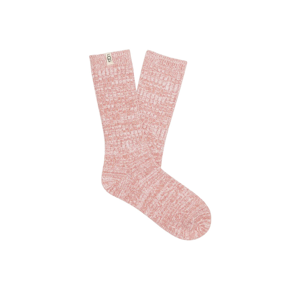 UGG Women's Rib Knit Slouchy Crew Socks - Dusk - Lenny's Shoe & Apparel