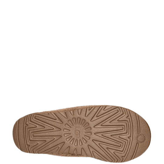 UGG Women's Tasman Maxi Curly Slippers - Chestnut - Lenny's Shoe & Apparel