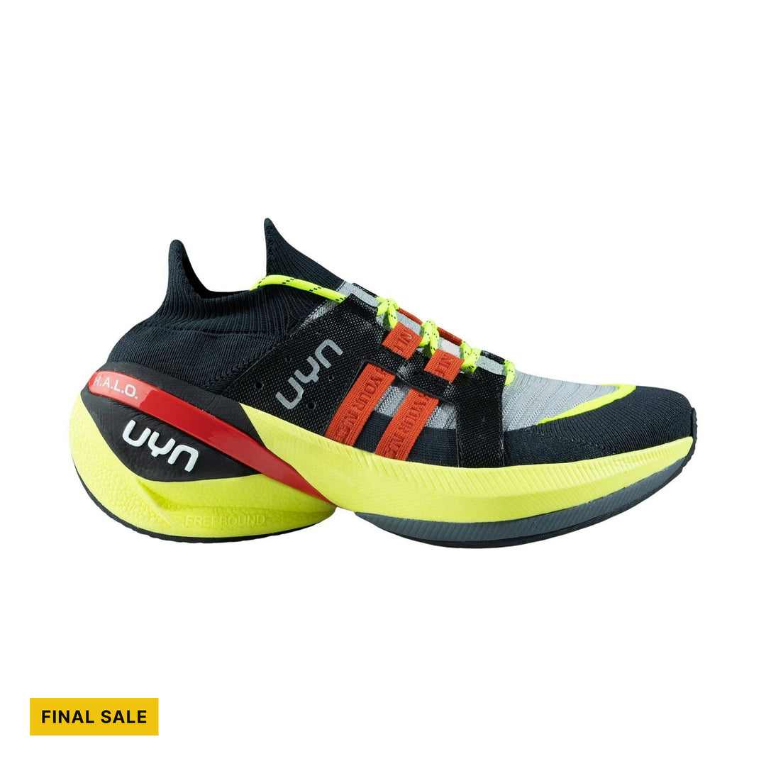 UYN Men's Synapsis Running Shoes - Anthracite/Orange - FINAL SALE - Lenny's Shoe & Apparel