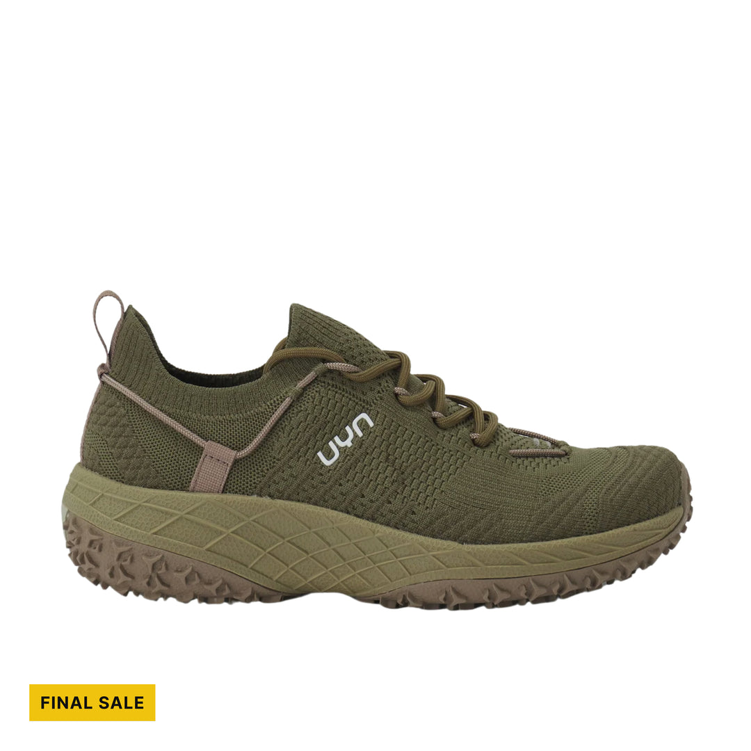 UYN Men's Urban Trail Naked Shoes - Military Green - FINAL SALE - Lenny's Shoe & Apparel