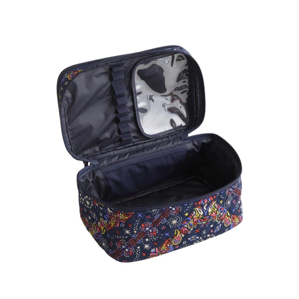 Vera Bradley Brush Up Cosmetic Case - Starry paisley in Premium cotton - Lenny's Shoe & Apparel