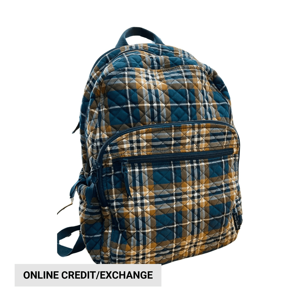 Vera Bradley Campus Backpack - Orchard Plaid - Lenny's Shoe & Apparel