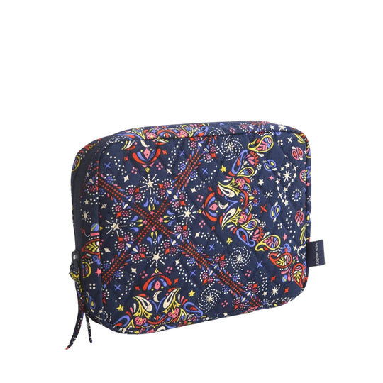 Vera Bradley Cord Organizer - Starry Paisley In Premium Cotton - Lenny's Shoe & Apparel