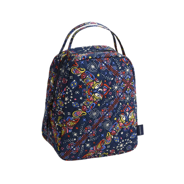 Vera Bradley Lunch Bag - Starry Paisley In Premium Cotton  display picture 2