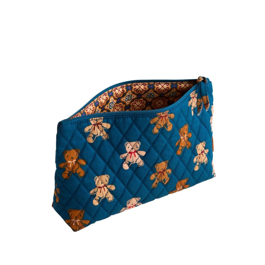 Vera Bradley Medium Pouch - Bunch Of Bears In Premium Cotton - Lenny's Shoe & Apparel