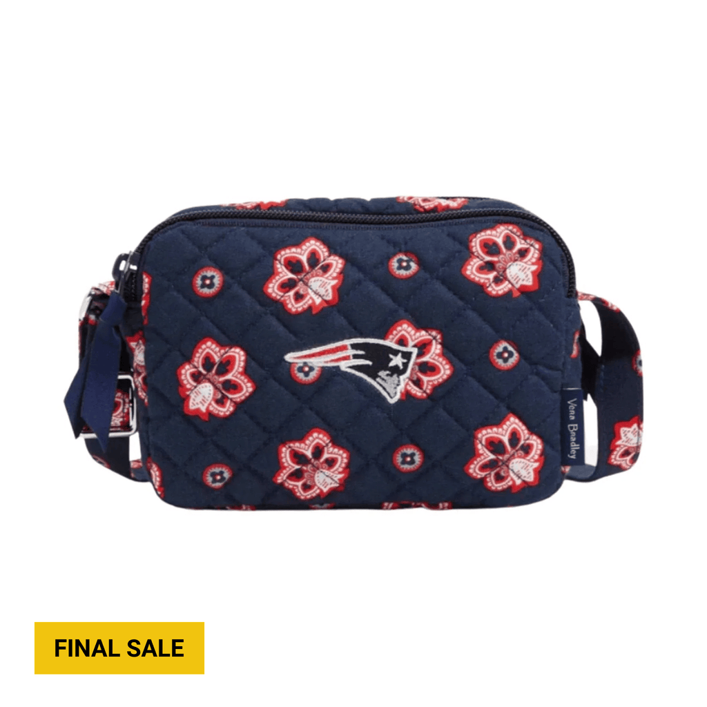 Vera Bradley NFL RFID Small Stadium Crossbody New England Patriots - Nautical Blue/Red - Lenny's Shoe & Apparel