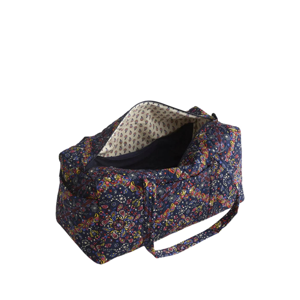 Vera Bradley Original Duffel - Starry Paisley In Premium Cotton - Lenny's Shoe & Apparel