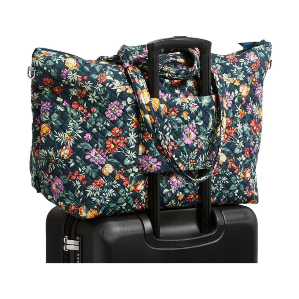 Vera Bradley Overnight Travel Tote Bag - Fresh Cut Floral Green - Lenny's Shoe & Apparel