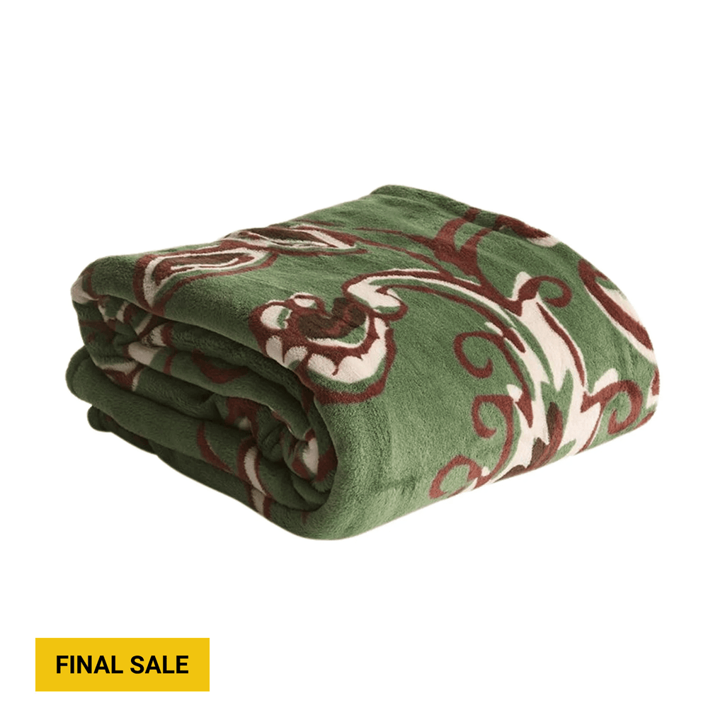 Vera Bradley Plush Throw Blanket - Vineyard Green - Lenny's Shoe & Apparel