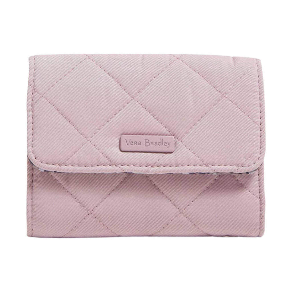 Vera Bradley RFID Riley Compact Wallet - Hydrangea Pink - Lenny's Shoe & Apparel