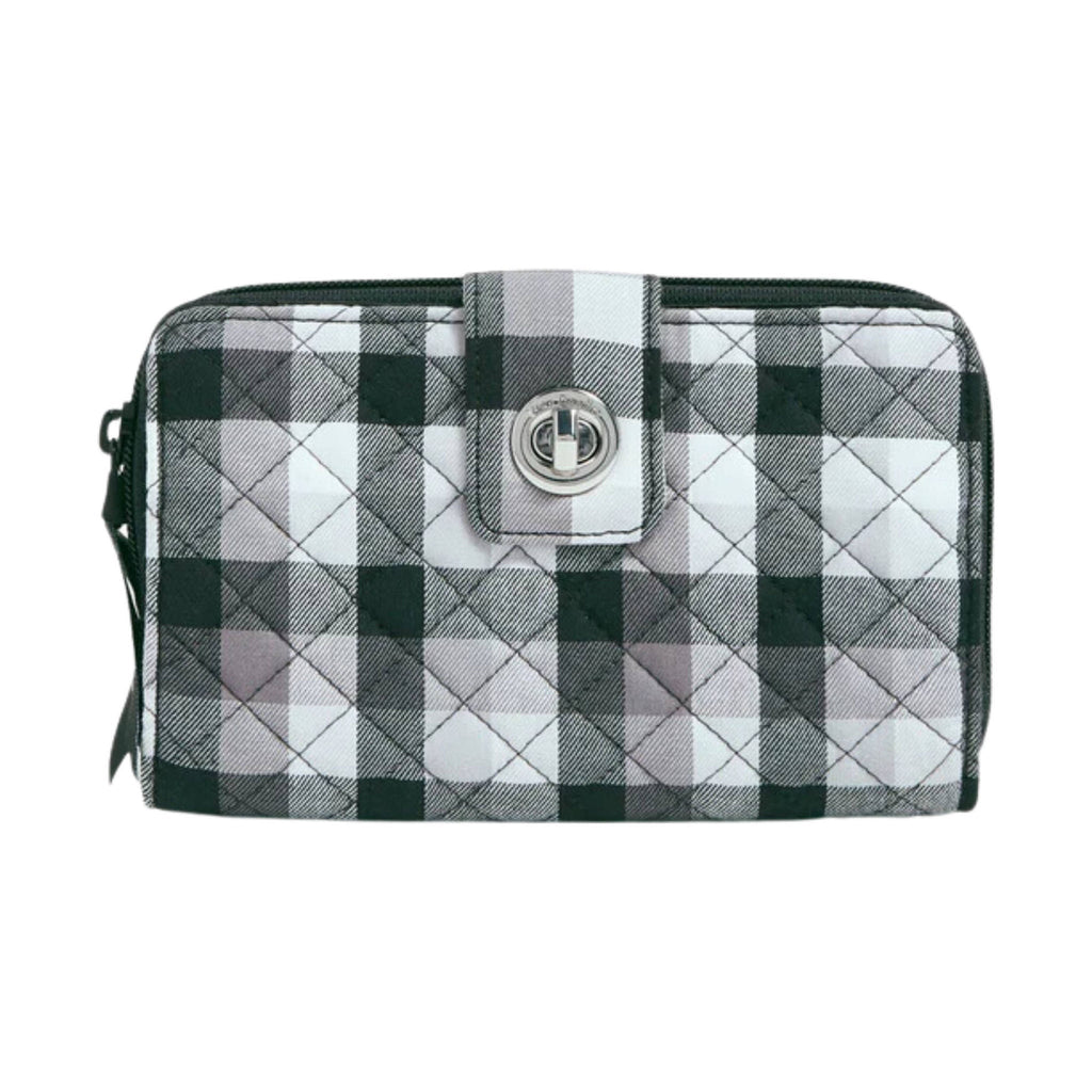 Vera Bradley RFID Turnlock Wallet - Kingbird Plaid - ONLINE STORE CREDIT/EXCHANGE ONLY - Lenny's Shoe & Apparel