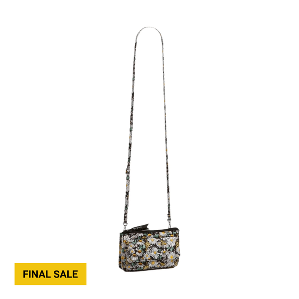 Vera Bradley RFID Wallet Crossbody - Daisies White – Lenny's Shoe