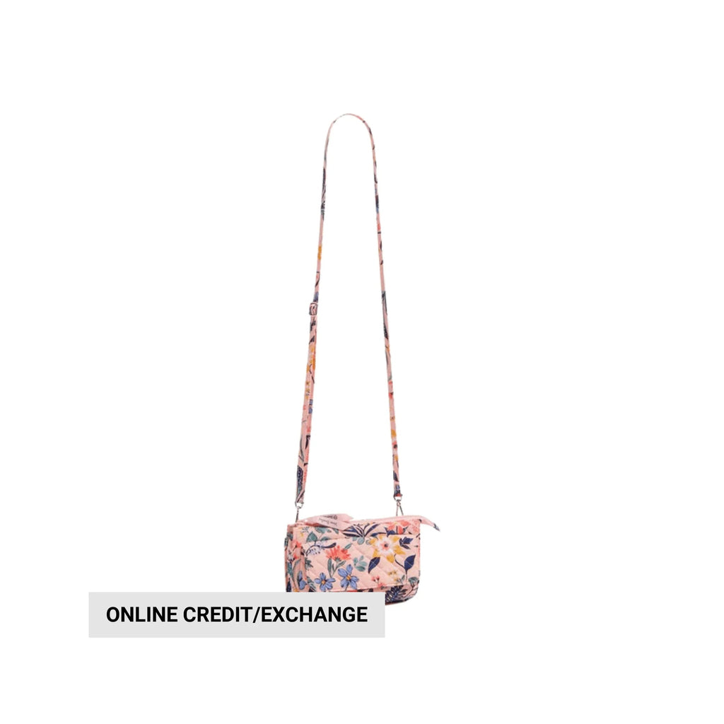 Vera Bradley RFID Wallet Crossbody - Paradise Coral - Lenny's Shoe & Apparel