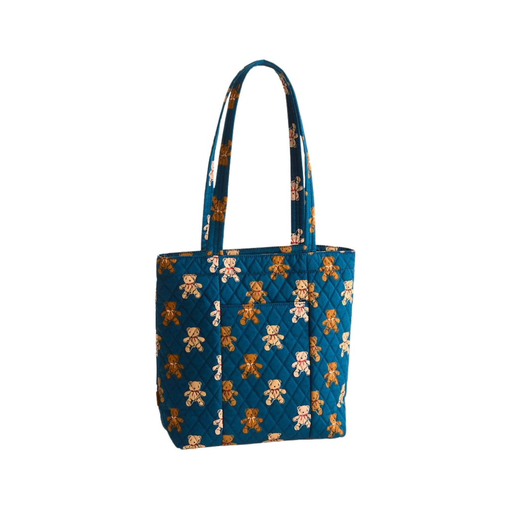 Vera Bradley Small Original Zip Tote Bag - Bunch Of Bears In Premium Cotton - Lenny's Shoe & Apparel