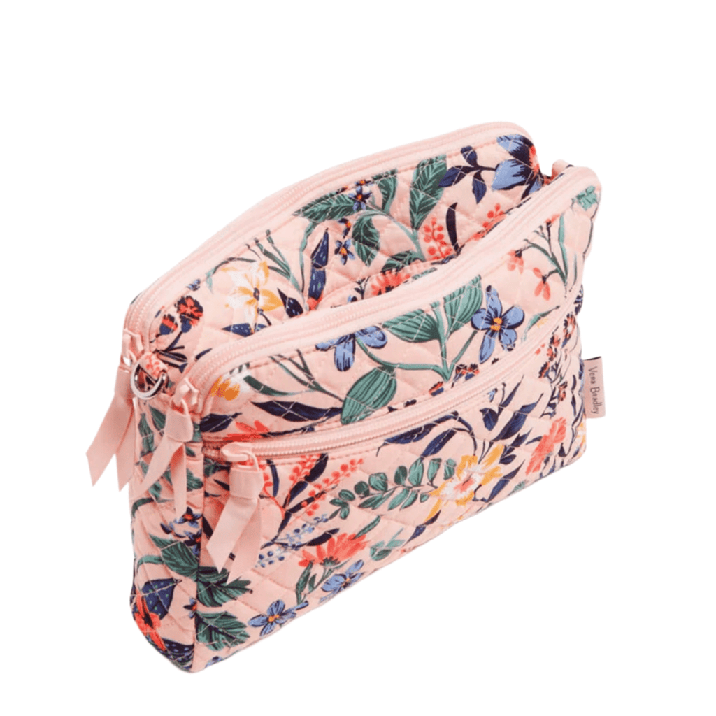 Vera Bradley Triple Compartment Crossbody Bag - Paradise Coral - Lenny's Shoe & Apparel