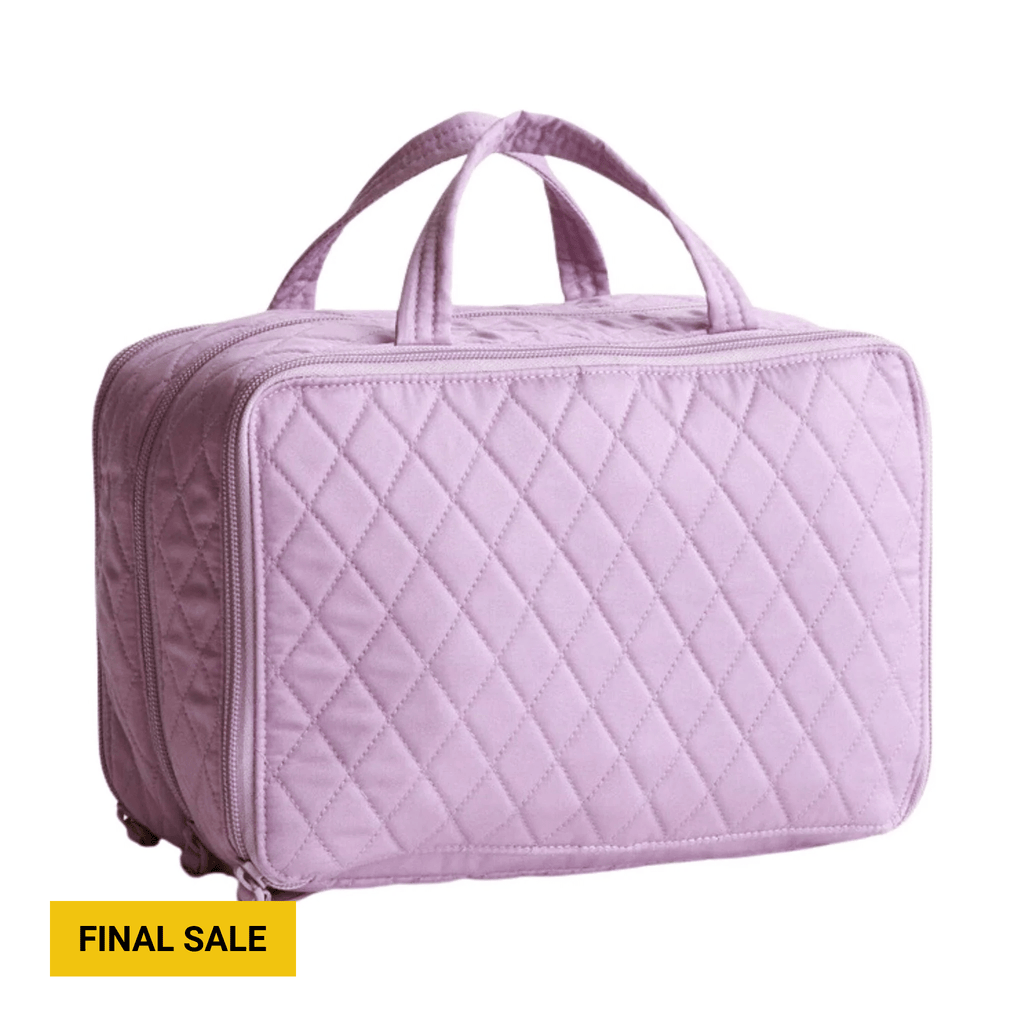 Vera Bradley Ultimate Travel Case In Cotton - Purple Rhapsody - Lenny's Shoe & Apparel