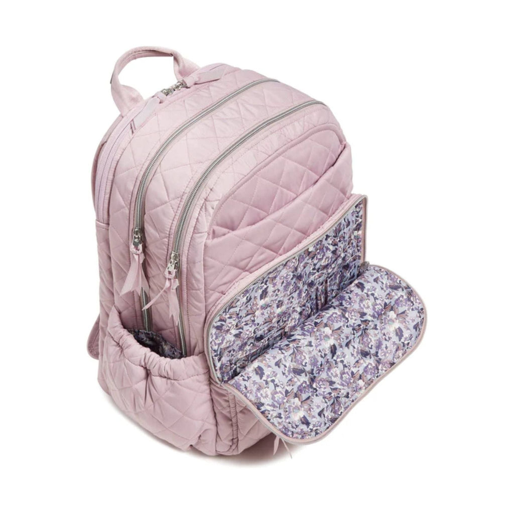 Vera Bradley XL Campus Backpack In Performance Twill - Hydrangea Pink - Lenny's Shoe & Apparel