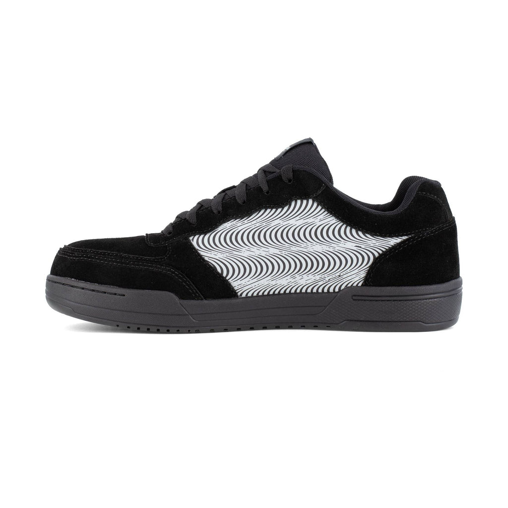 Volcolm Men's Hybrid Composite Toe Work Shoes - Black/Tower Grey - Lenny's Shoe & Apparel