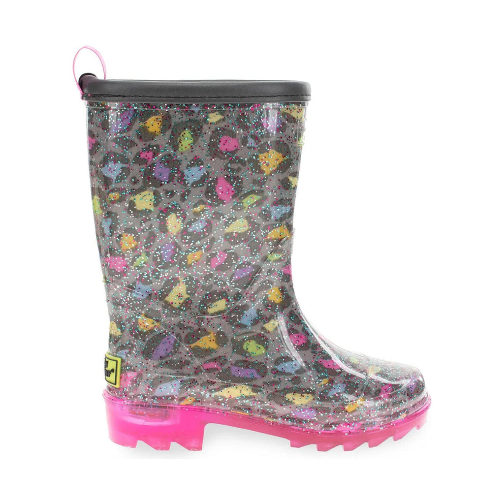 Western Chief Kids' Leopard Faux Fir Rain Boots - Multi Leopard - Lenny's Shoe & Apparel