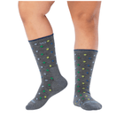 Wide Open Men's On The Dot Cushioned Crew Socks - Gray - Lenny's Shoe & Apparel