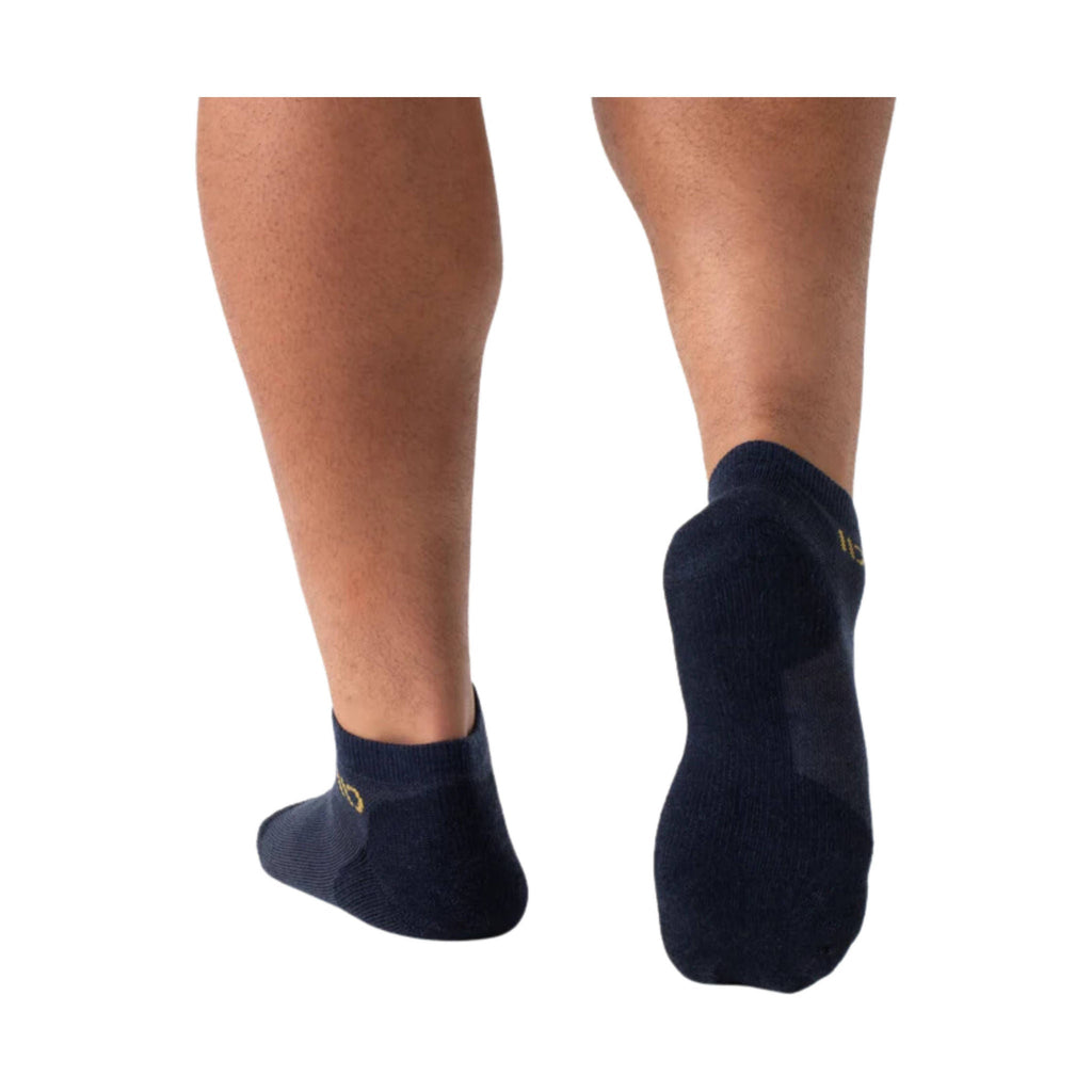 Wide Open Men's Solid Cushioned No Show Socks - Denim - Lenny's Shoe & Apparel