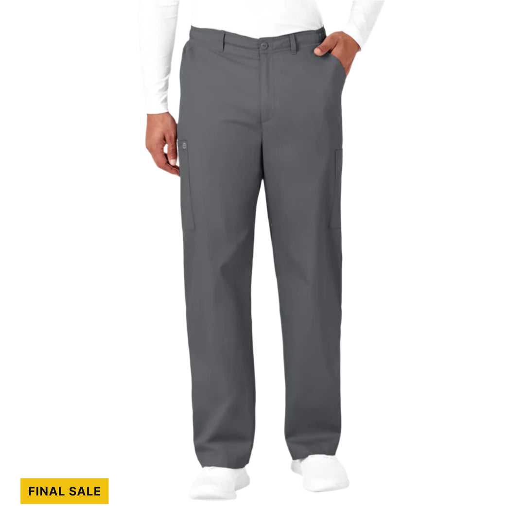 Wink Men's Cargo Scrub Pant - Pewter - FINAL SALE - Lenny's Shoe & Apparel