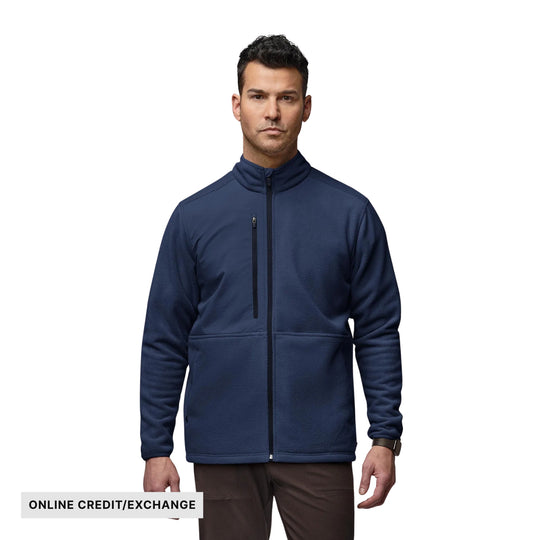 Wink Men's Micro Fleece Zip Jacket - Navy - ONLINE CREDIT/EXCHANGE - Lenny's Shoe & Apparel