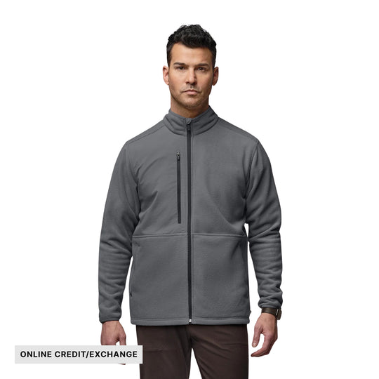 Wink Men's Micro Fleece Zip Jacket - Pewter - ONLINE CREDIT/EXCHANGE - Lenny's Shoe & Apparel