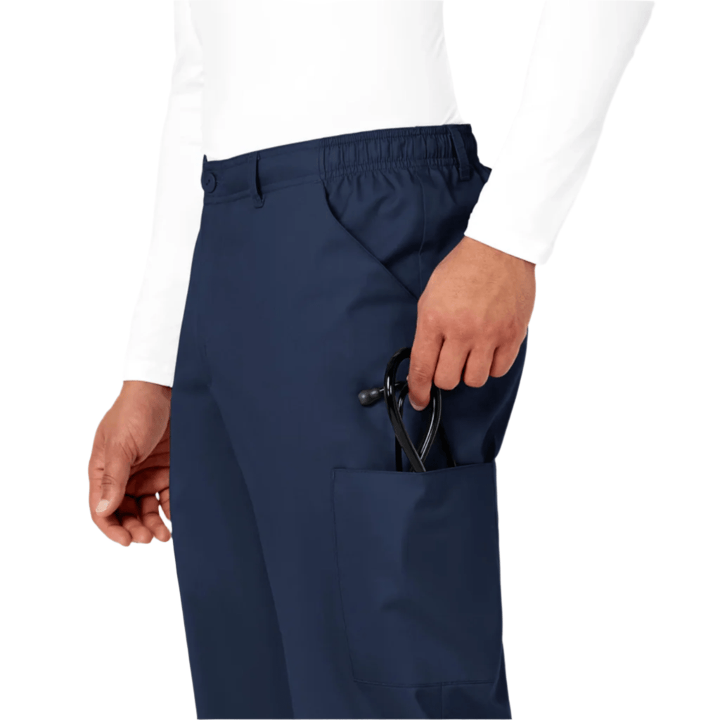Wink Men's Cargo Scrub Pant - Navy Blue - Lenny's Shoe & Apparel