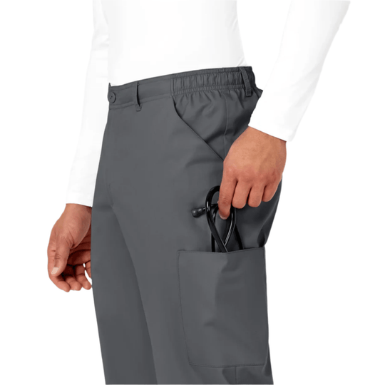 Wink Men's Cargo Scrub Pant - Pewter - Lenny's Shoe & Apparel