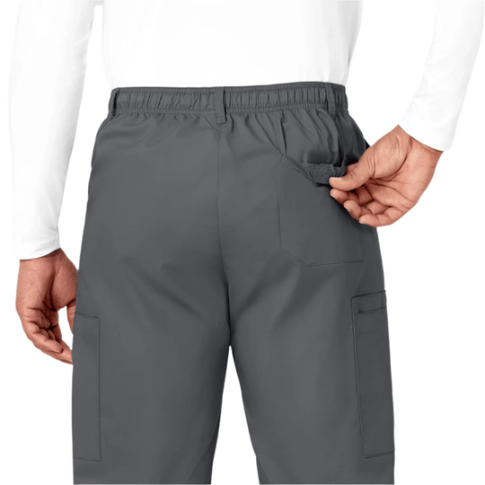 Wink Men's Cargo Scrub Pant - Pewter - Lenny's Shoe & Apparel