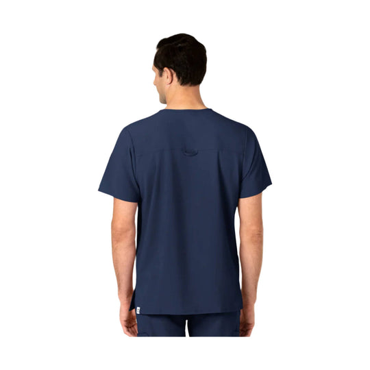 Wink Men's EZ Zip Scrub Top - Navy - Lenny's Shoe & Apparel